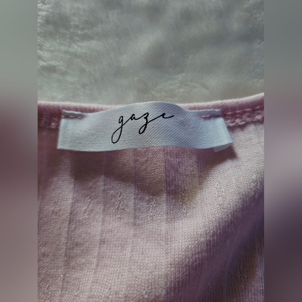 Gaze Pink Coquette Crop Top - Picture 5 of 6